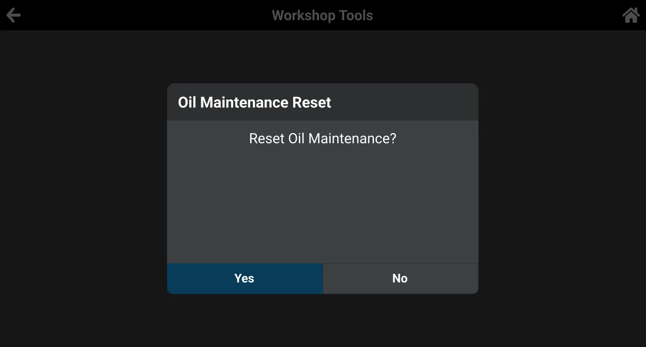 Step 3: Confirm Reset